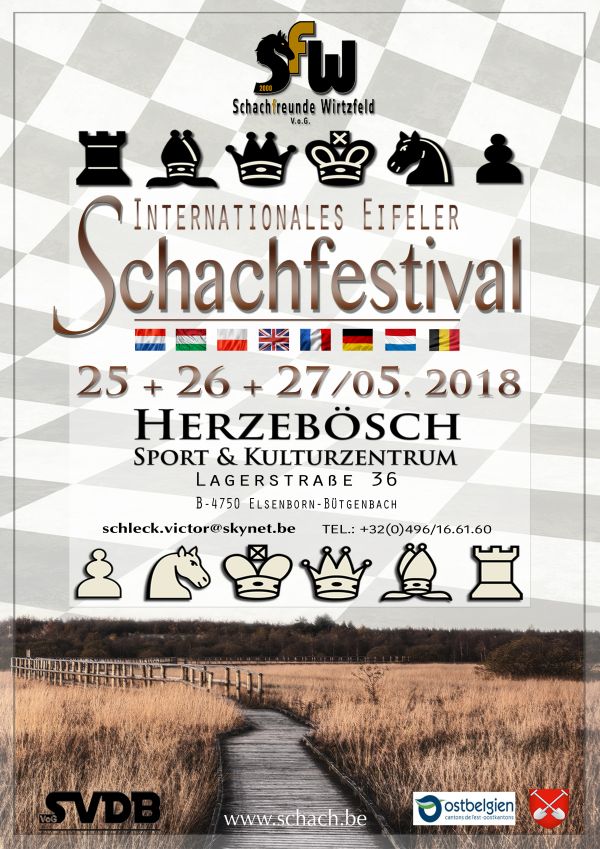 Plakat Eifeler Schachfestival 2018